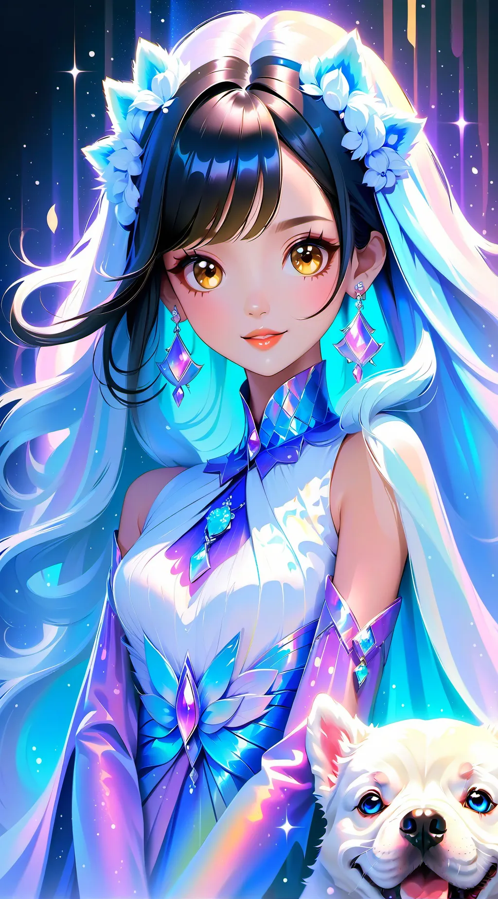 ai character: elsa background