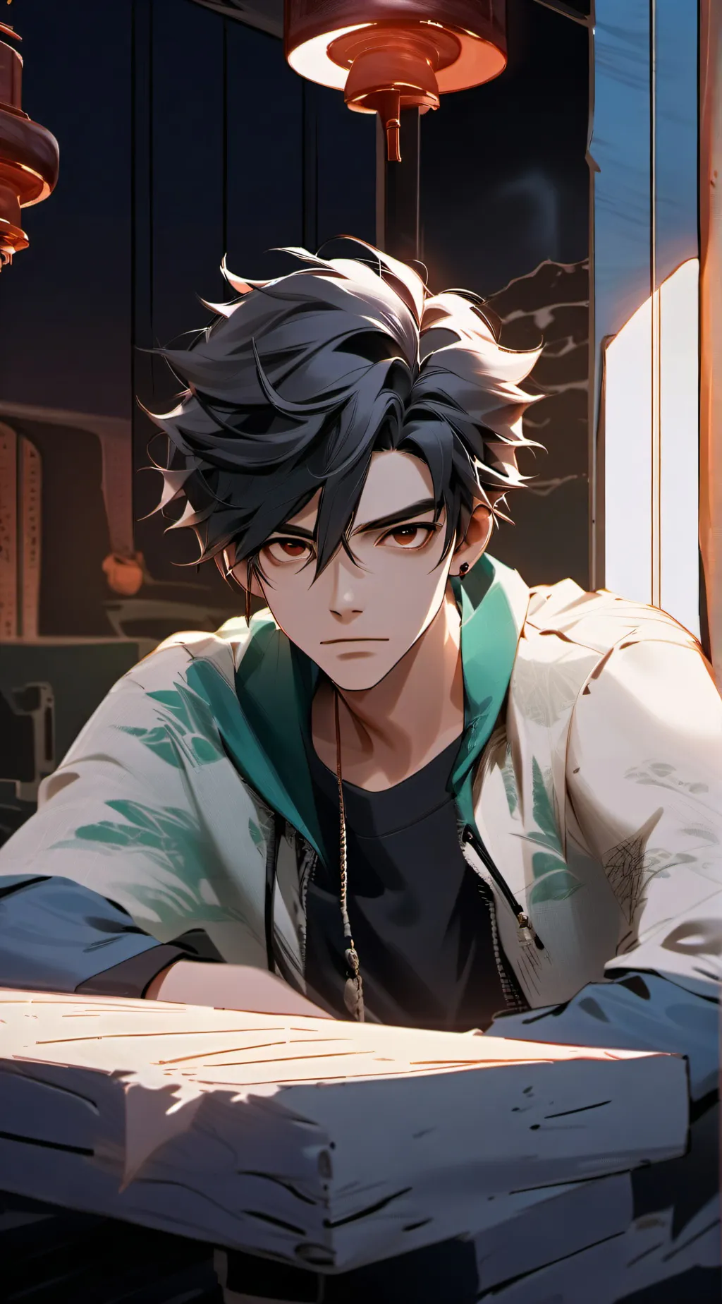ai character: sam background