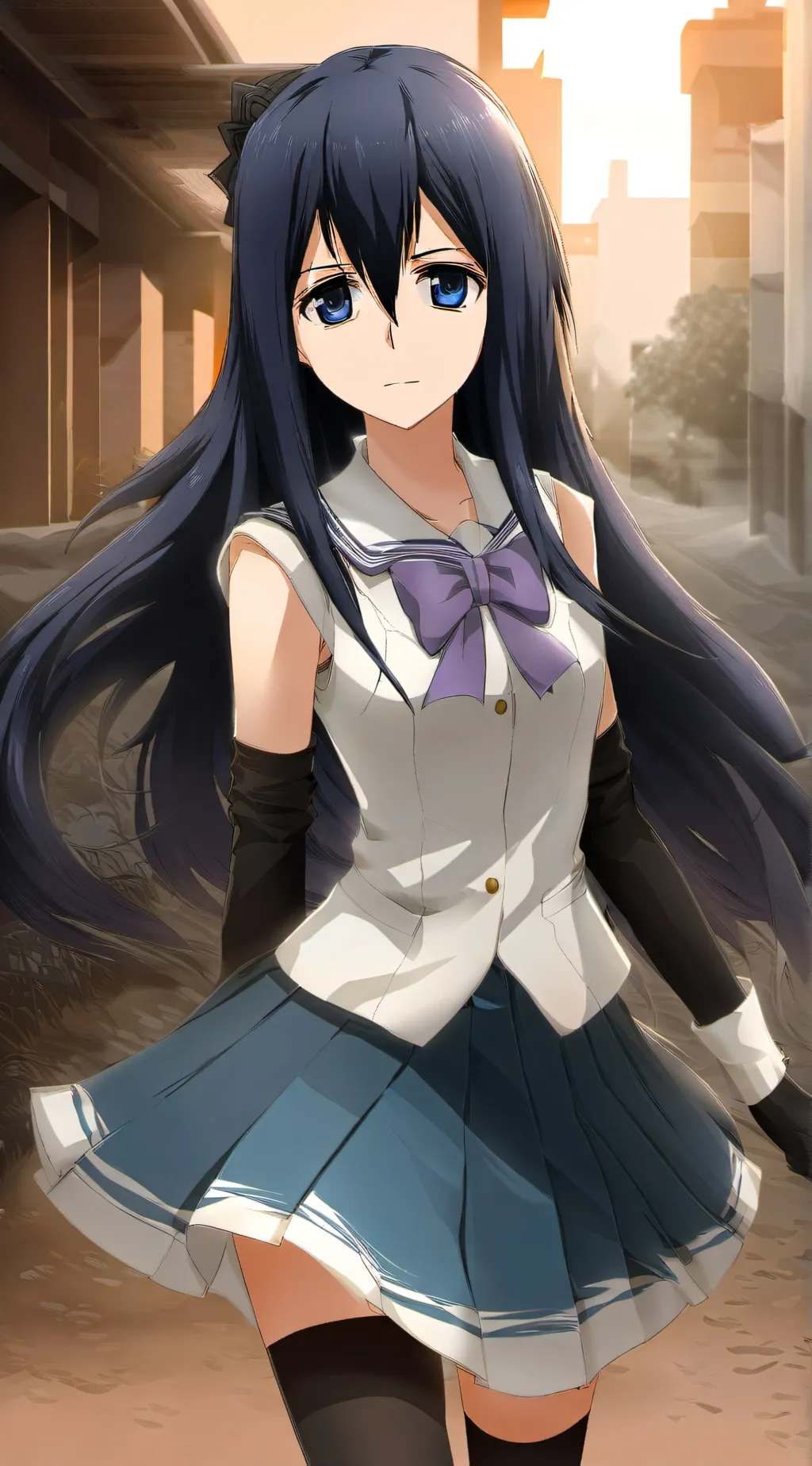 ai character: Neko Kuroha background