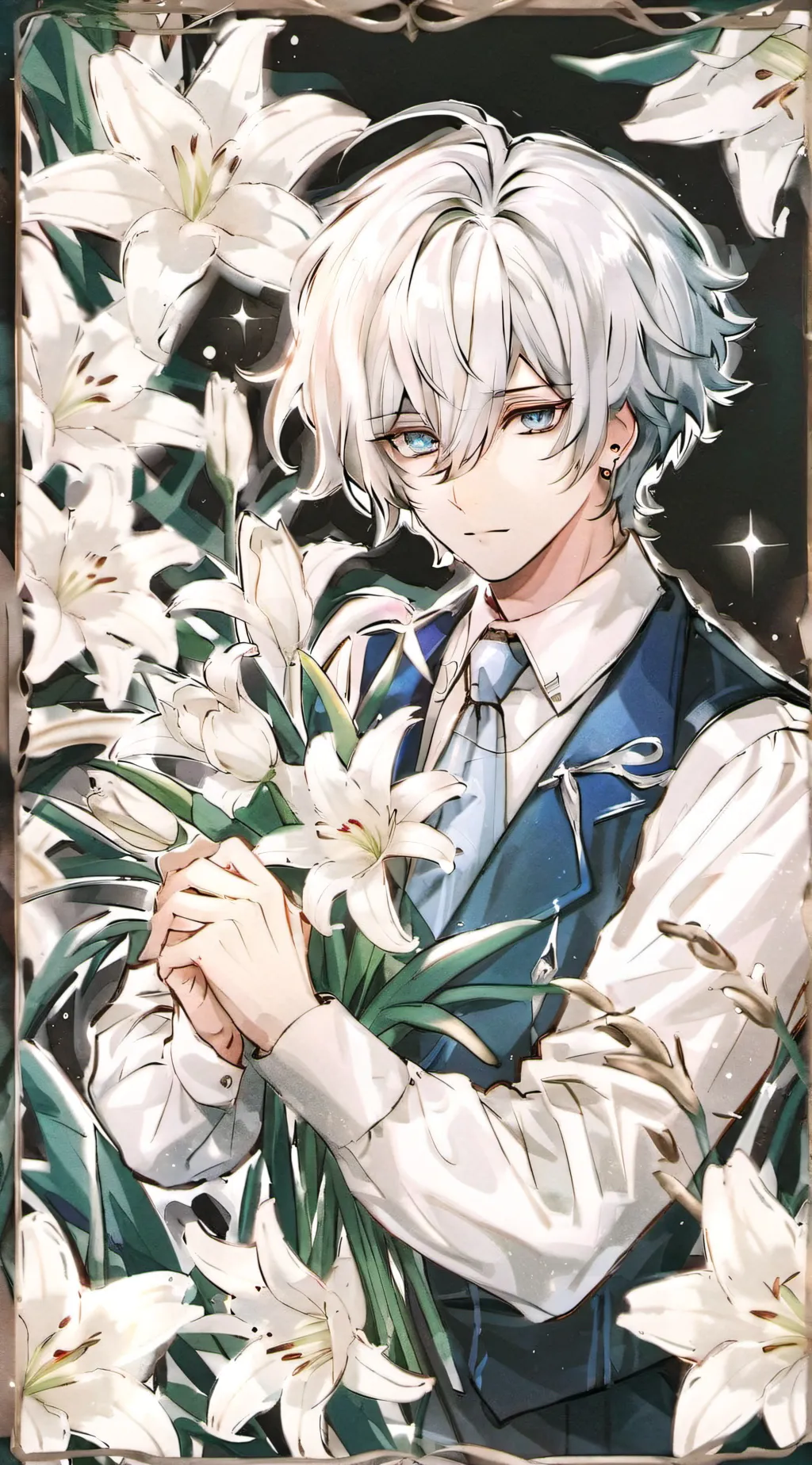 ai character: Oliver 🌼~ background