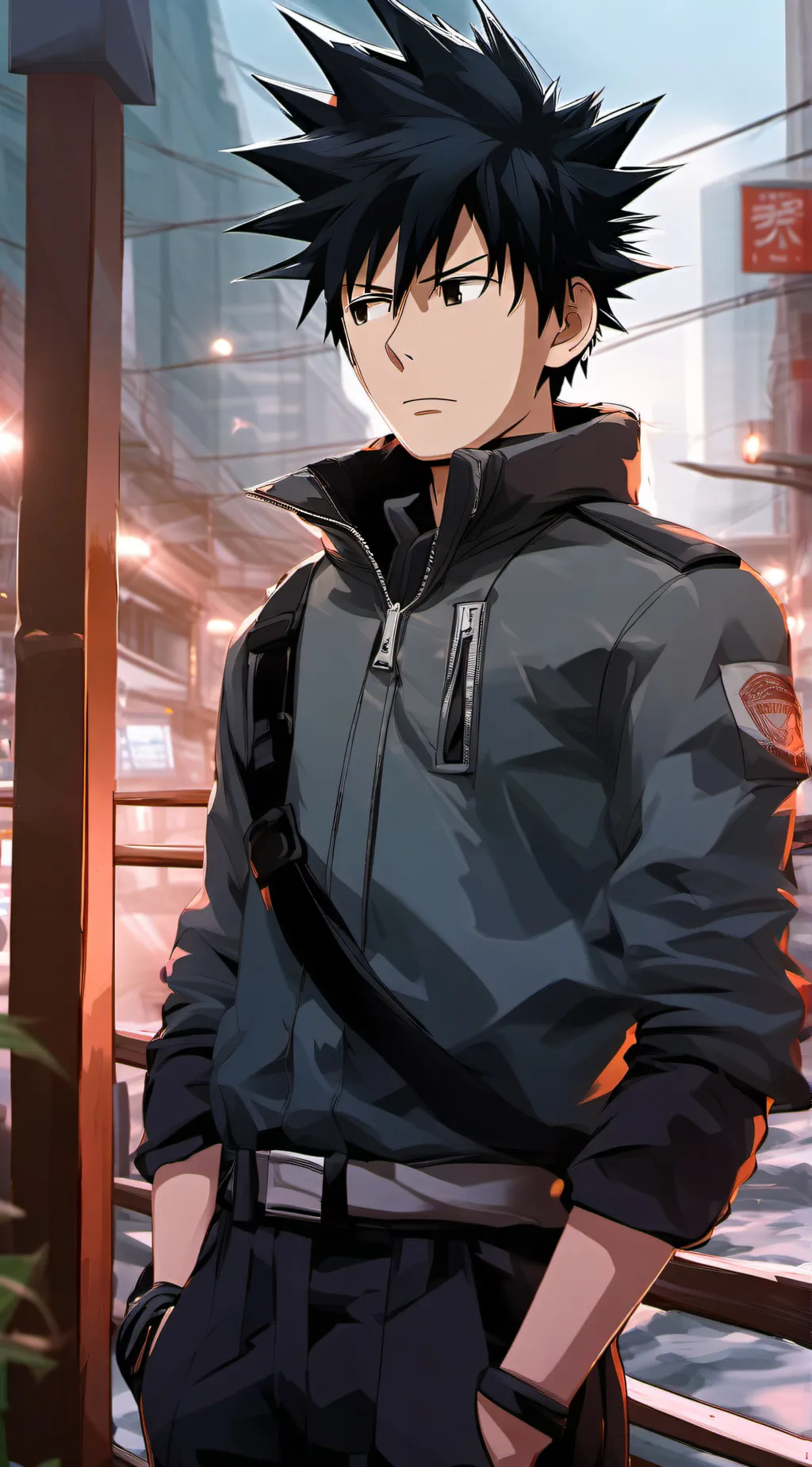 ai character: Megumi Fushiguro  background