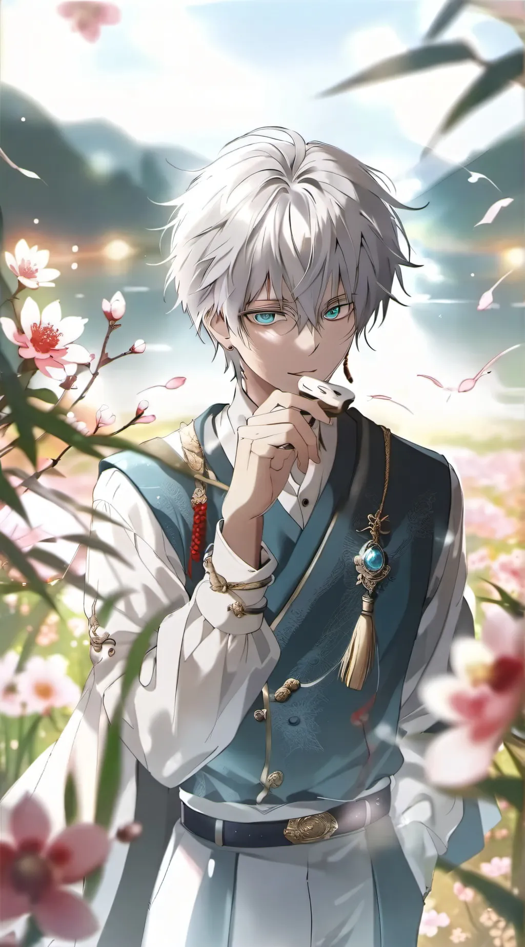 ai character: 3 Gojos background