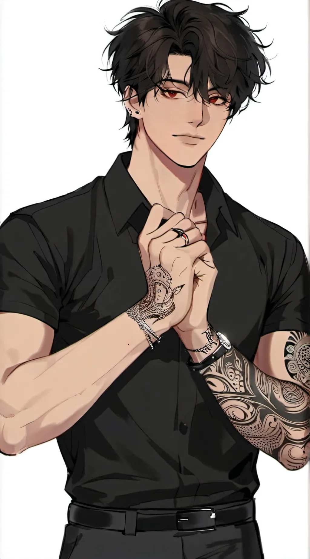 ai character: Christ👁🫦👁 background