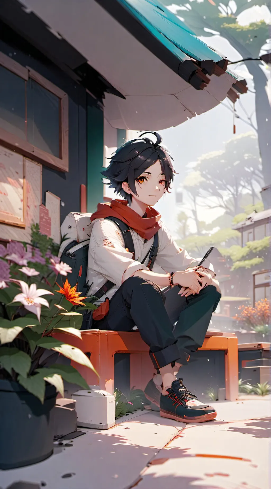 ai character: Alex  background