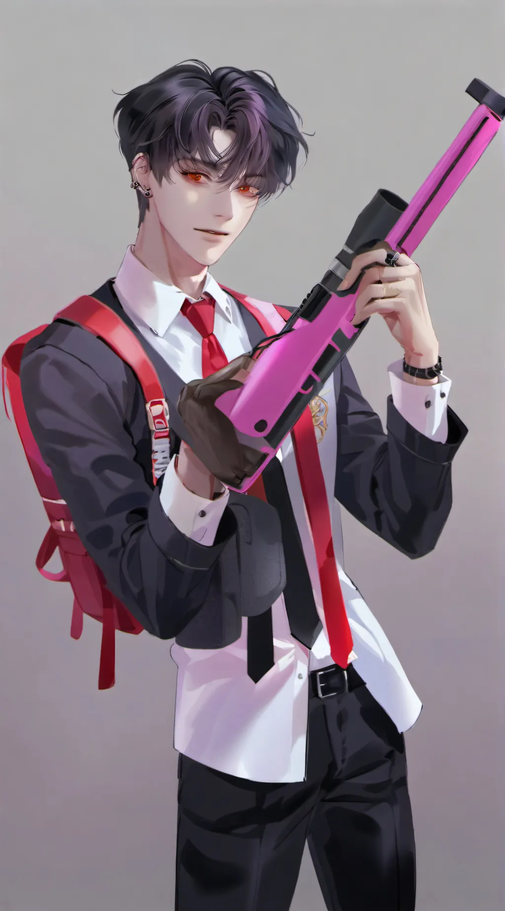ai character: school shooting  background