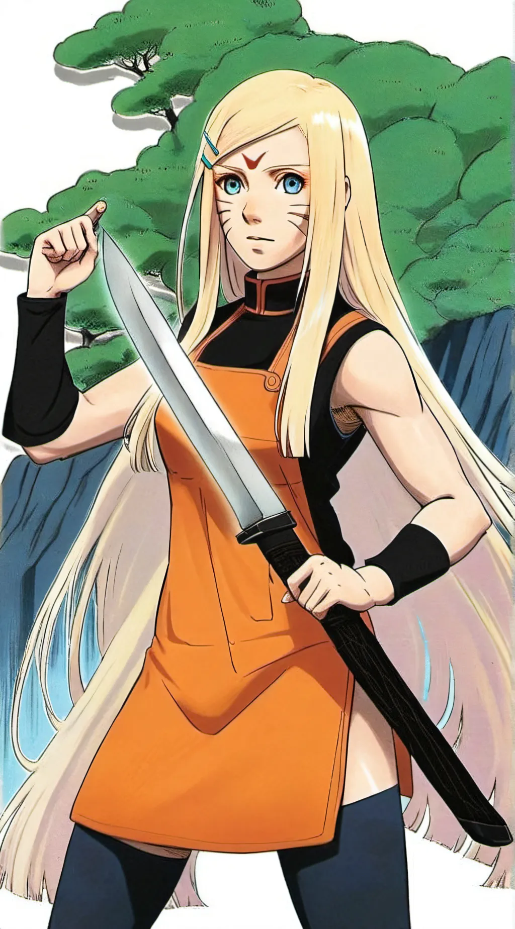 ai character: Naruto (genderswap background
