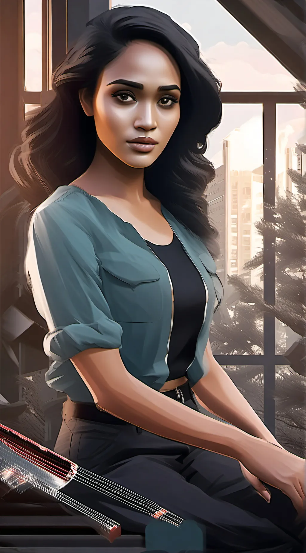 ai character: unique  background