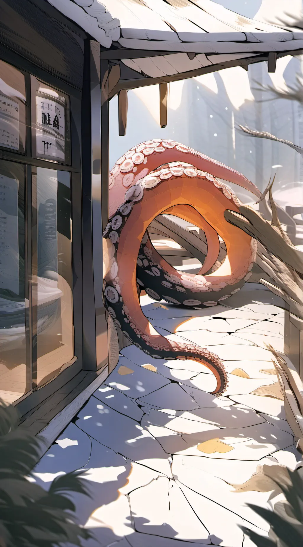 ai character: tentacles background