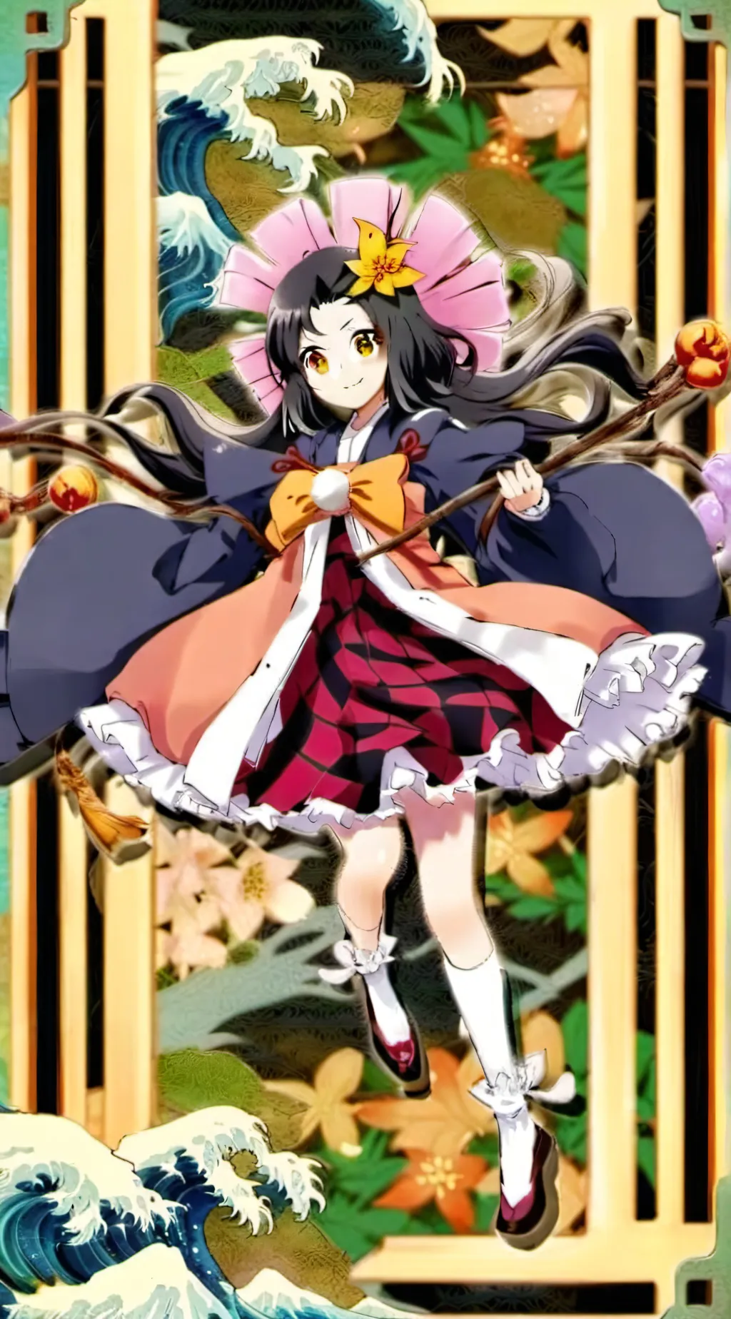 ai character: Demon slayer  background