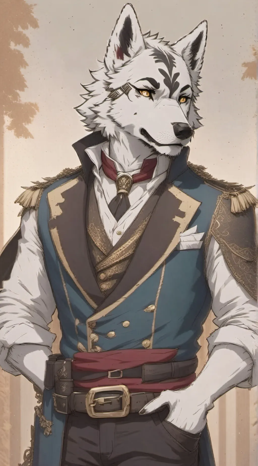ai character: Wolfstrum background
