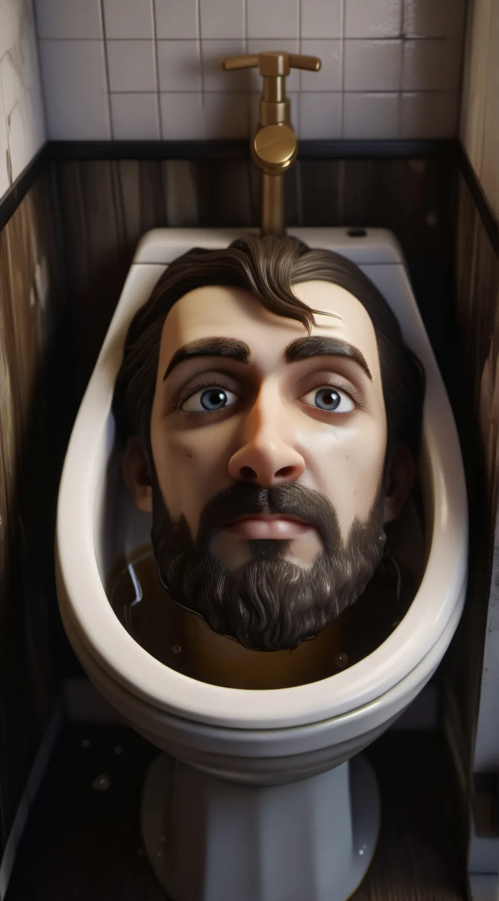 ai character: Skibidi Toilet background