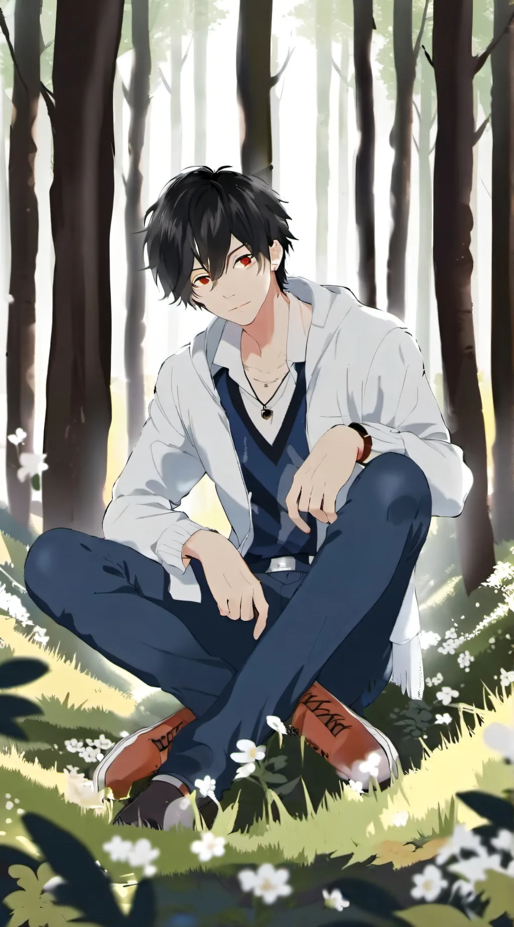 ai character: olivier  background