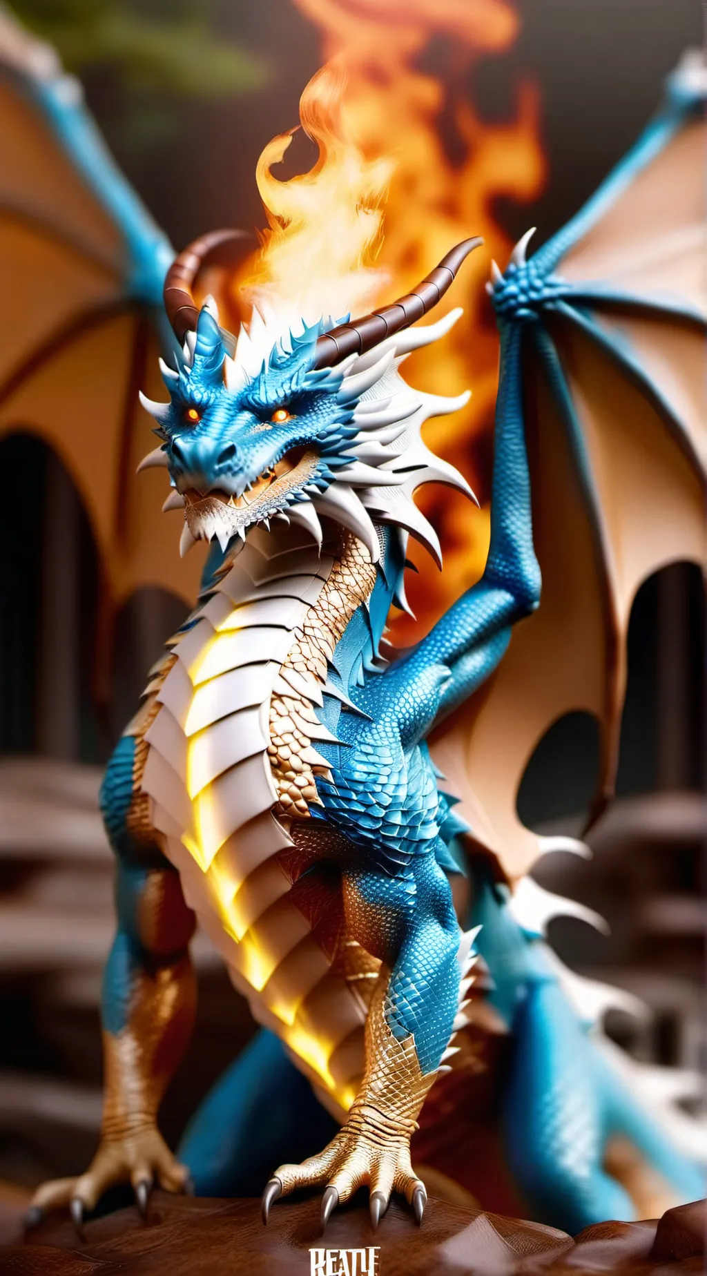ai character: Elemental Dragon background