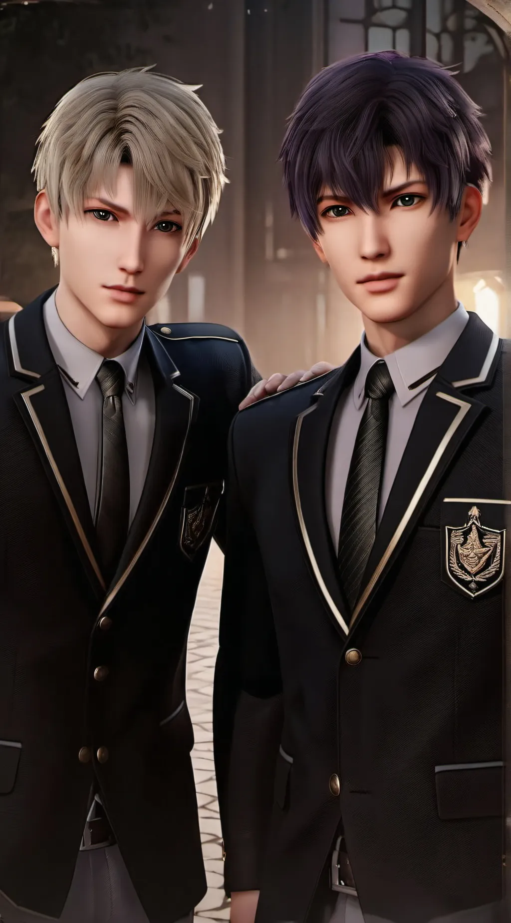 ai character: Raito & Kurayami background
