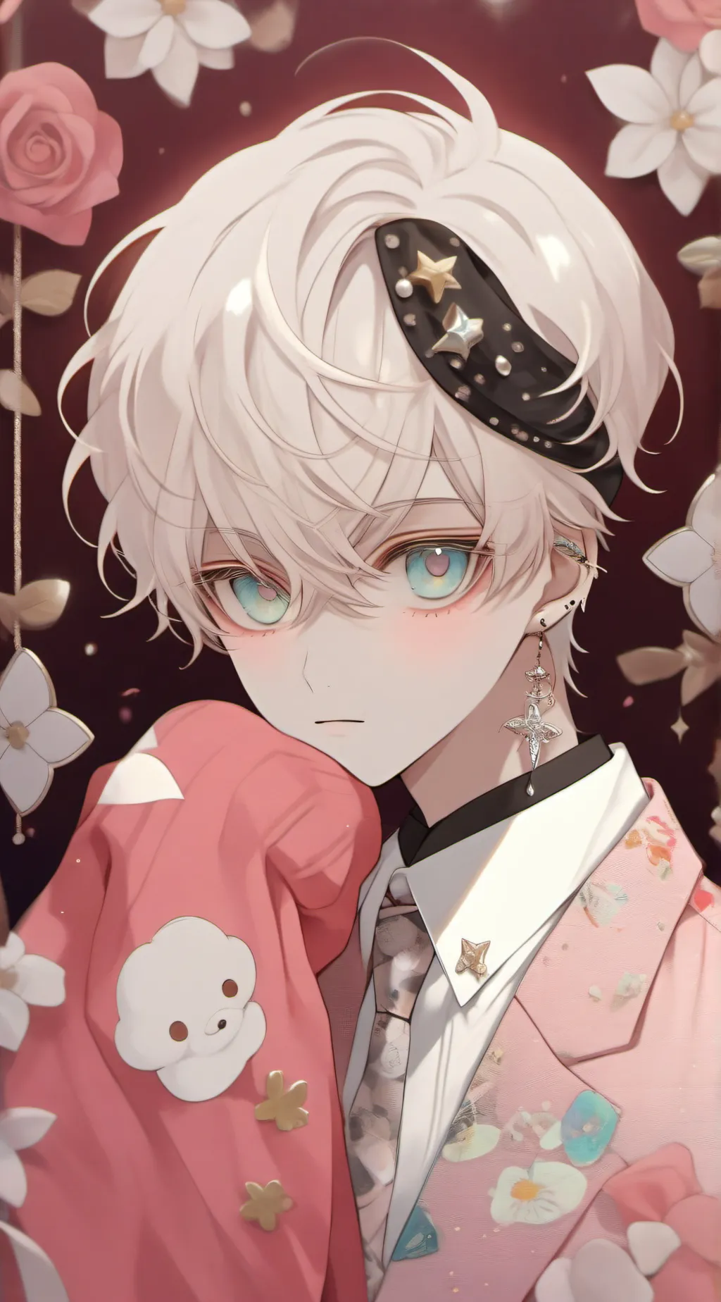 ai character: little boy background