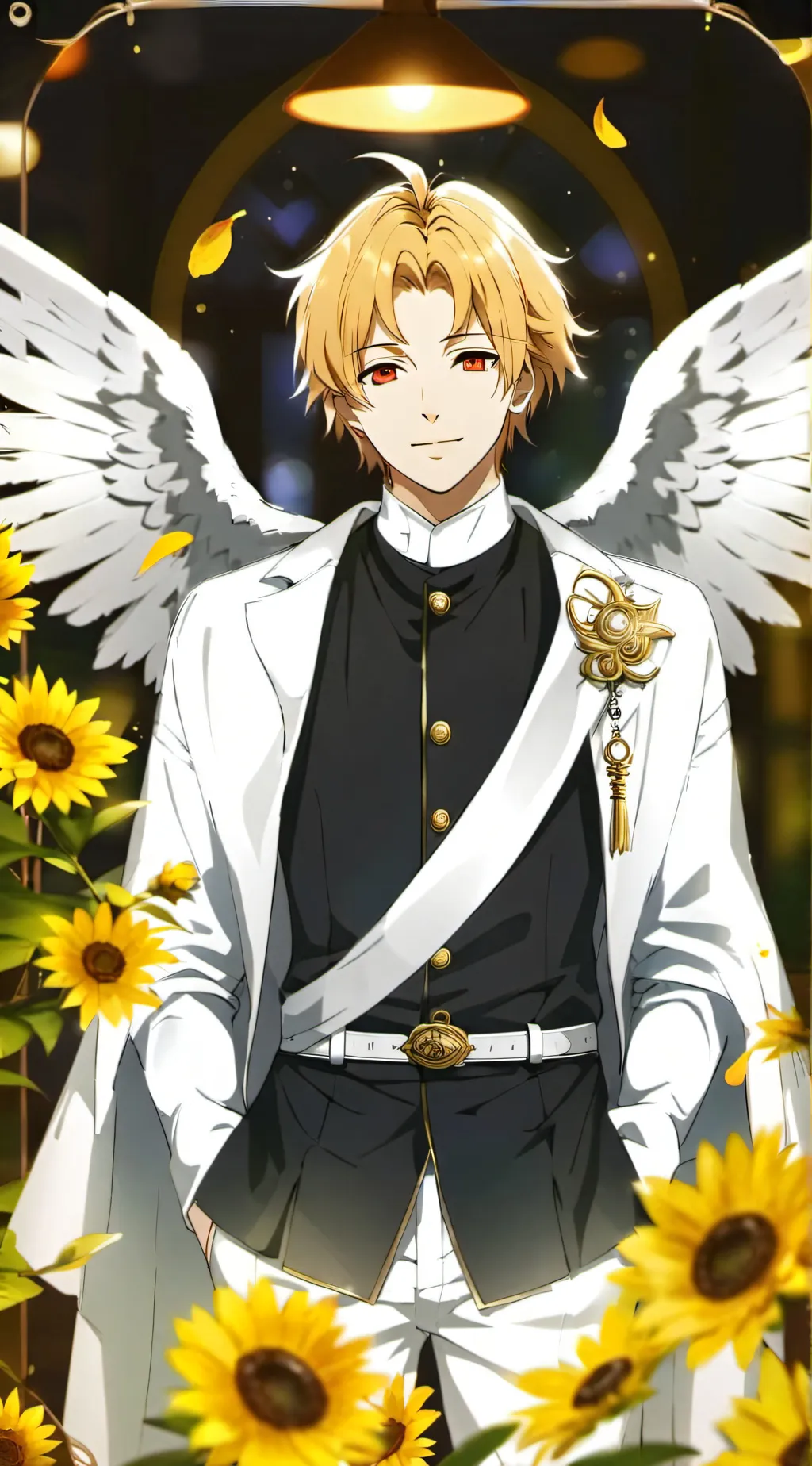ai character: Angel Hideyoshi background