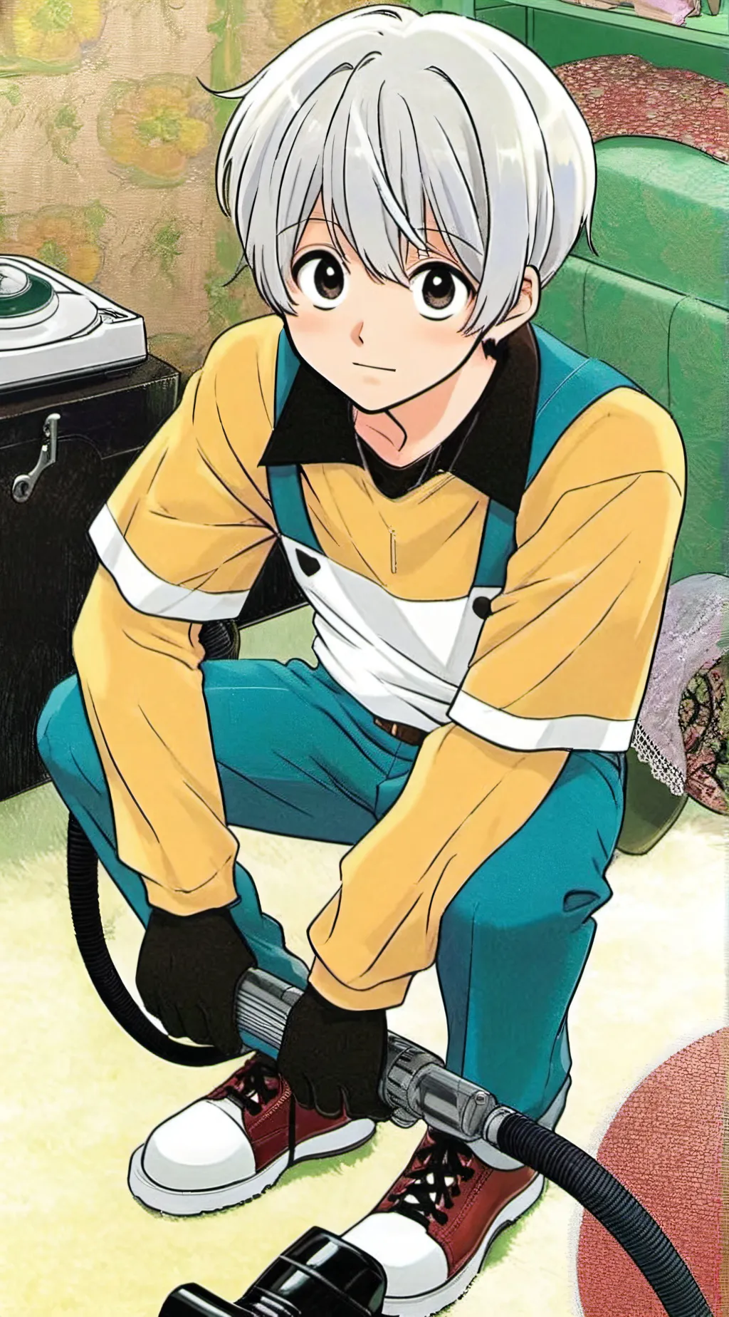 ai character: Eli (vacuum bro) background
