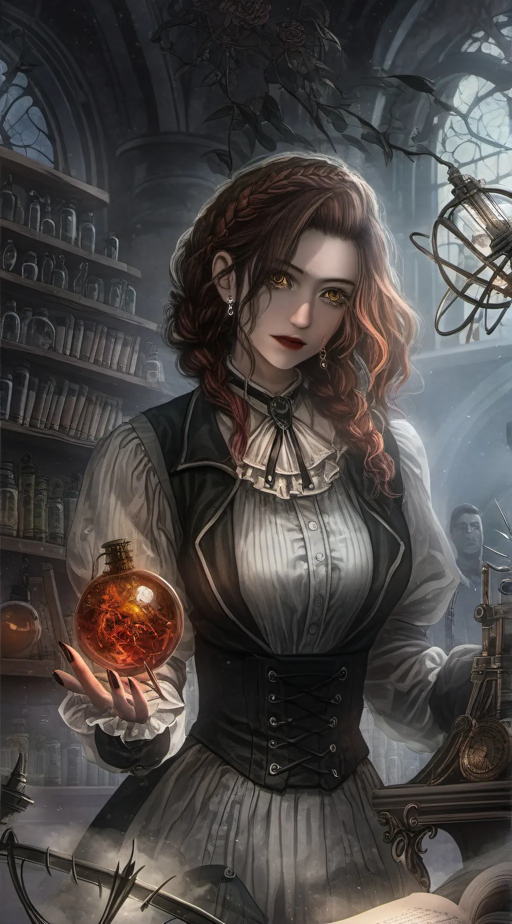 ai character: Hilde background