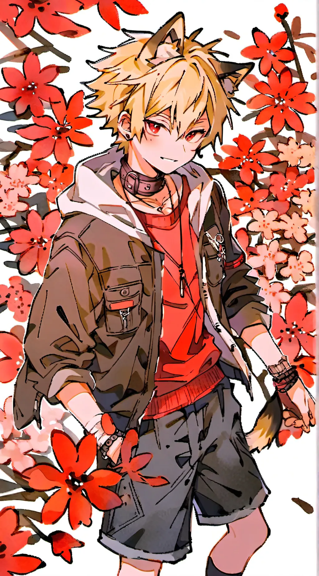ai character: Experimented baku background