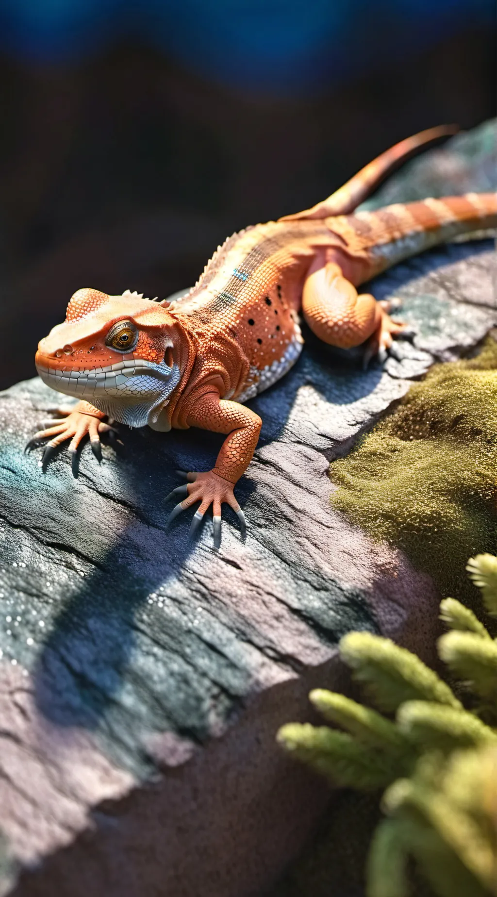ai character: lizard background