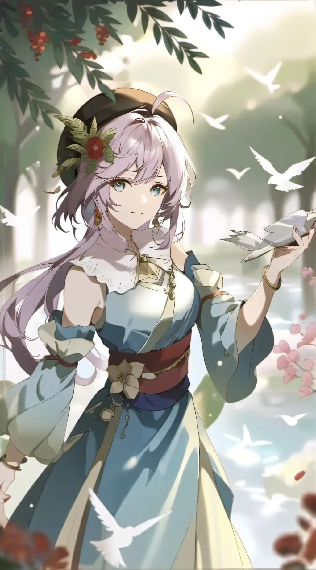 ai character: Aria background