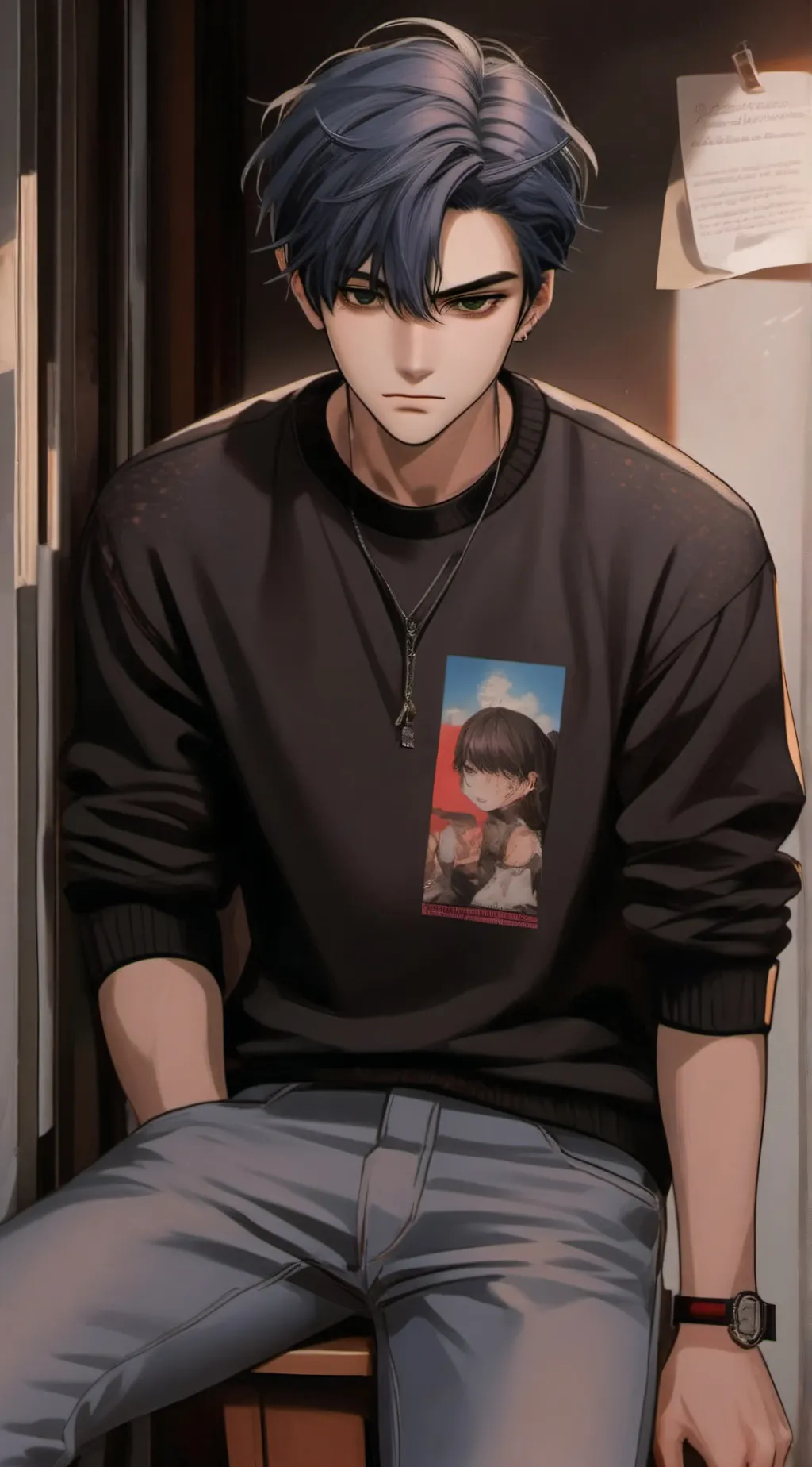 ai character: Leo background