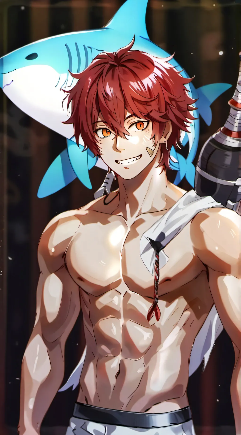 ai character: Kirishima(hawaii) background