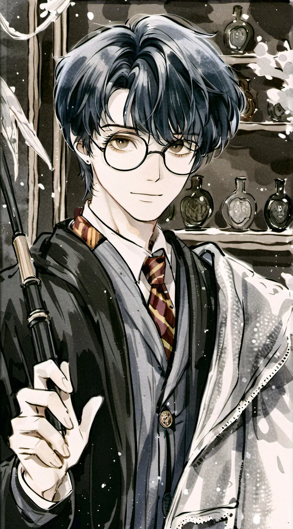 ai character: Harry James Potter background