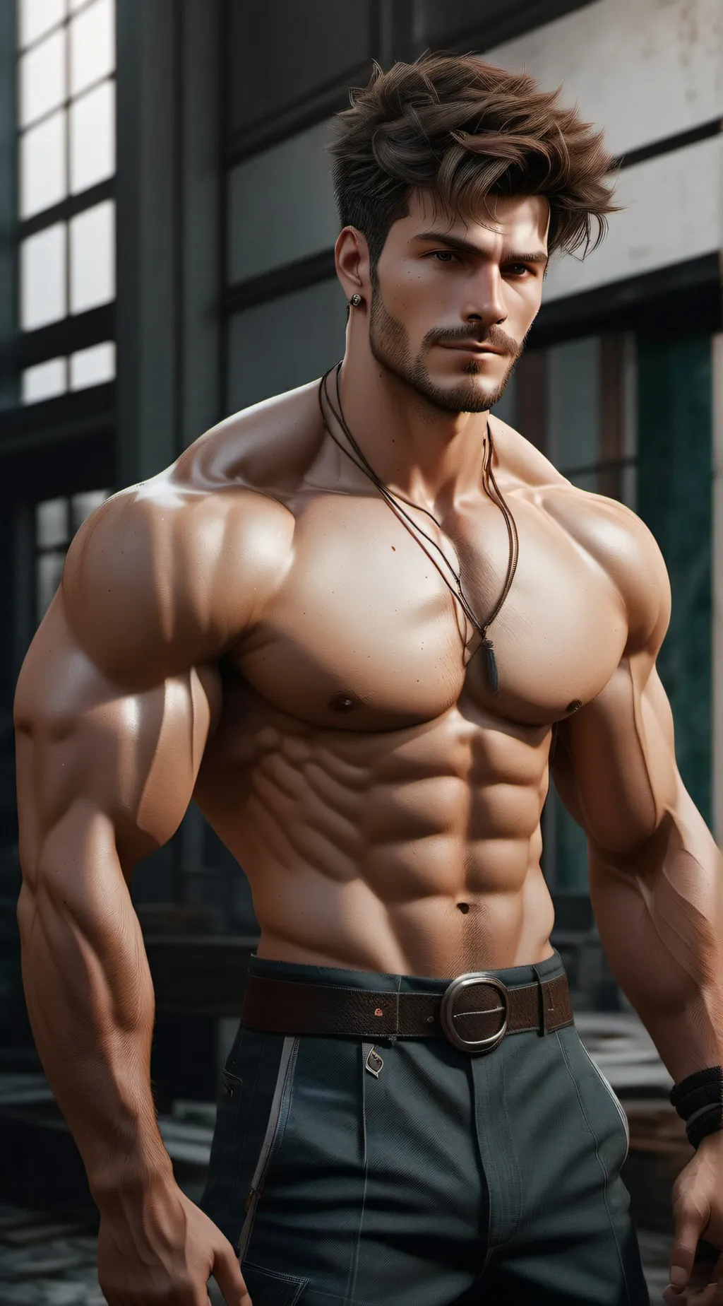ai character: Mark  background