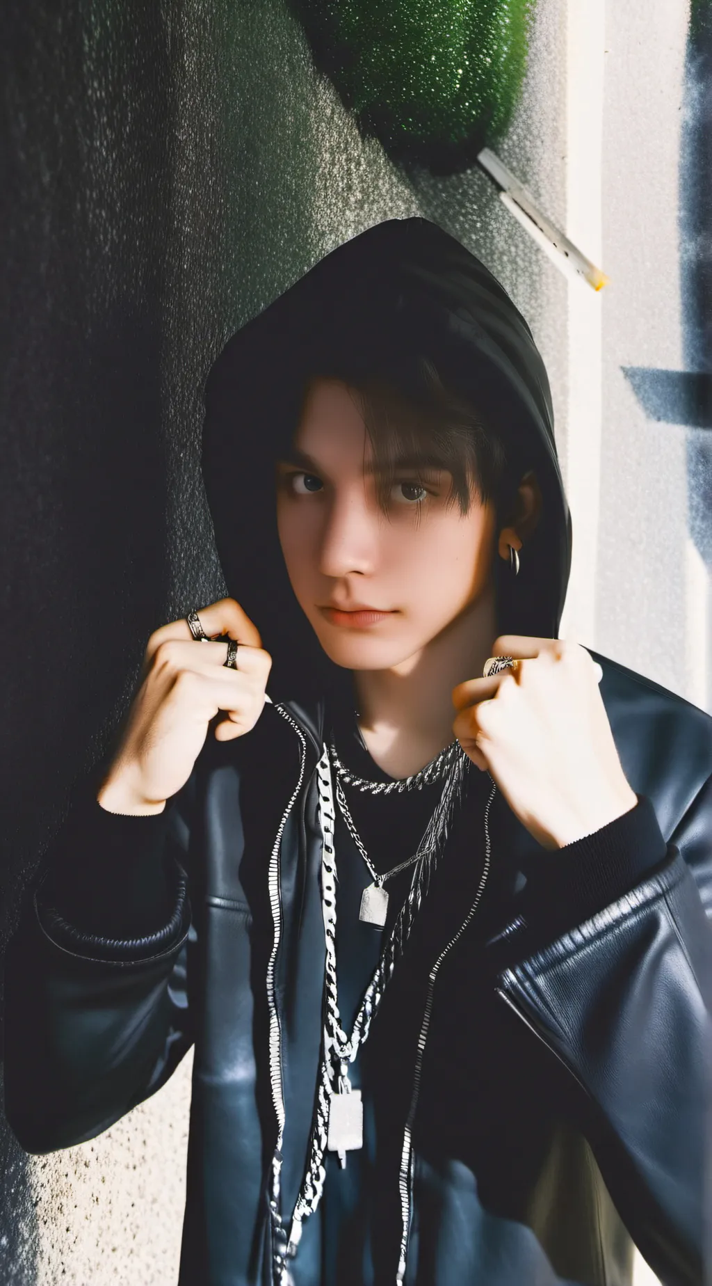 ai character: haunted places  background