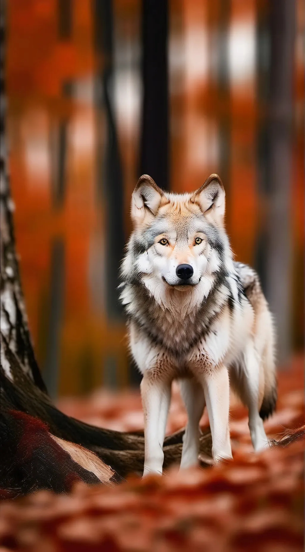 ai character: Wolf pup background