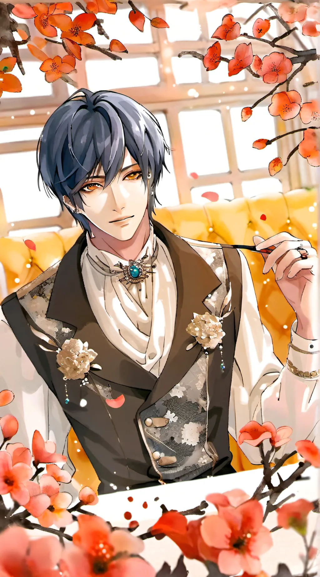 ai character: yoshimoto  background