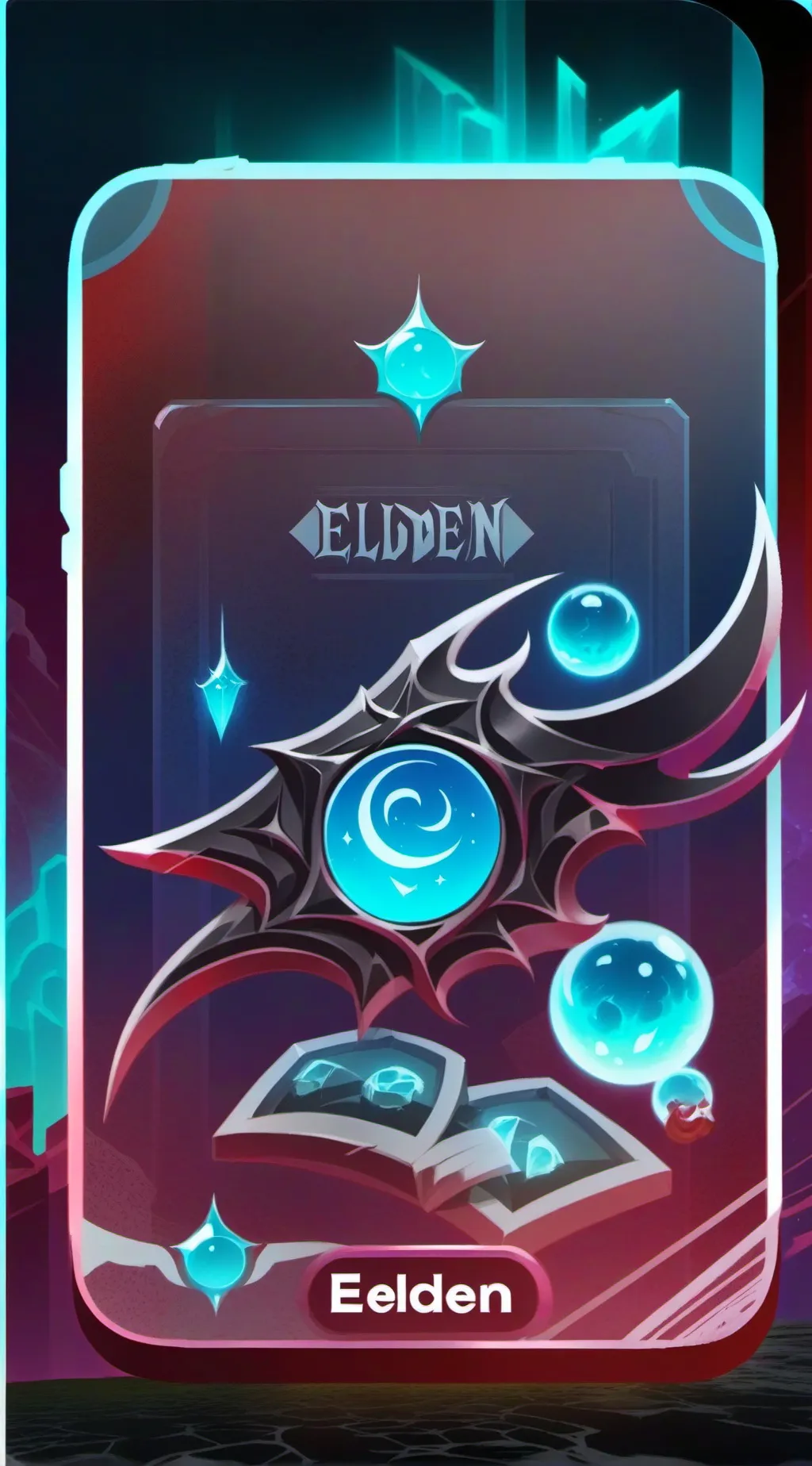 ai character: blue gum background