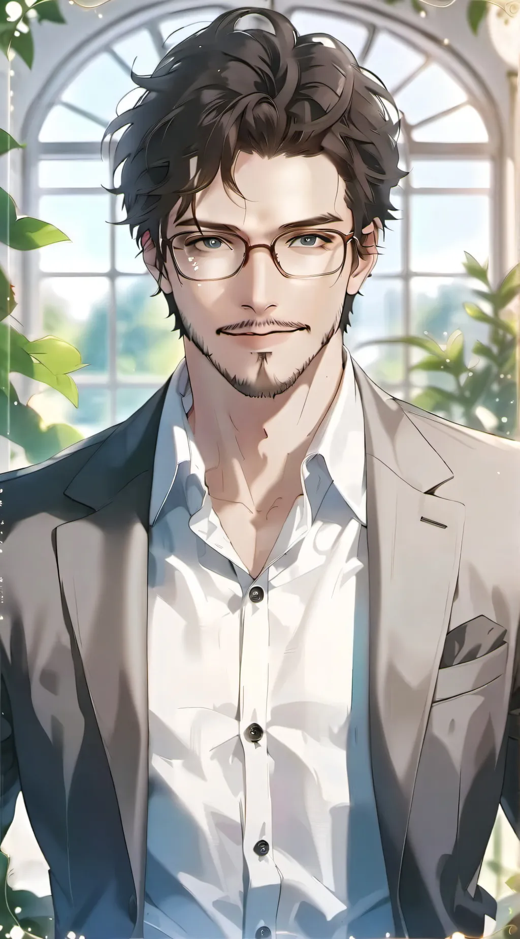 ai character: Casacade background
