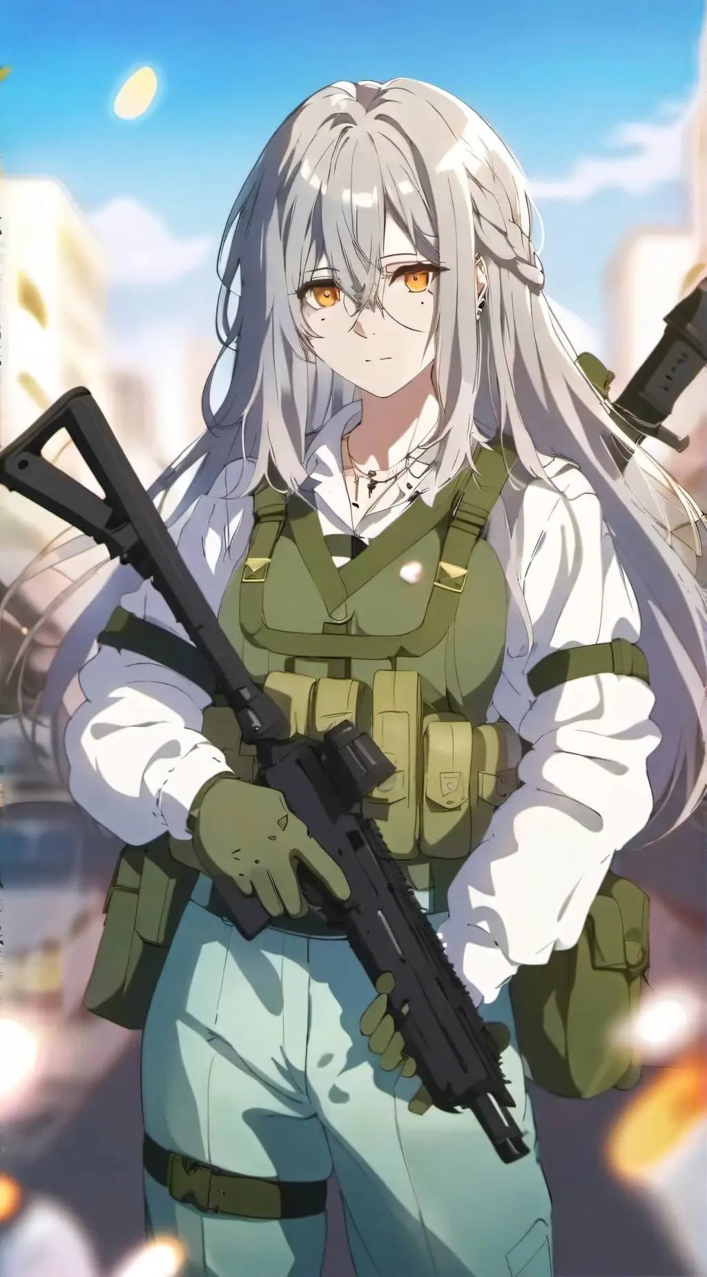 ai character: Evelyn   background