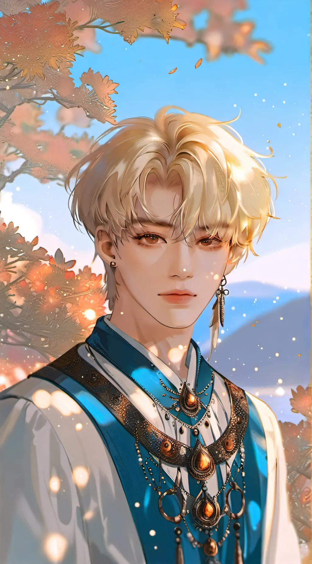 ai character: Felix skz background