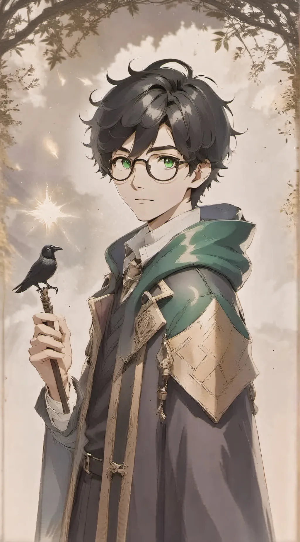 ai character: ⚡️Harry Potter⚡️ background