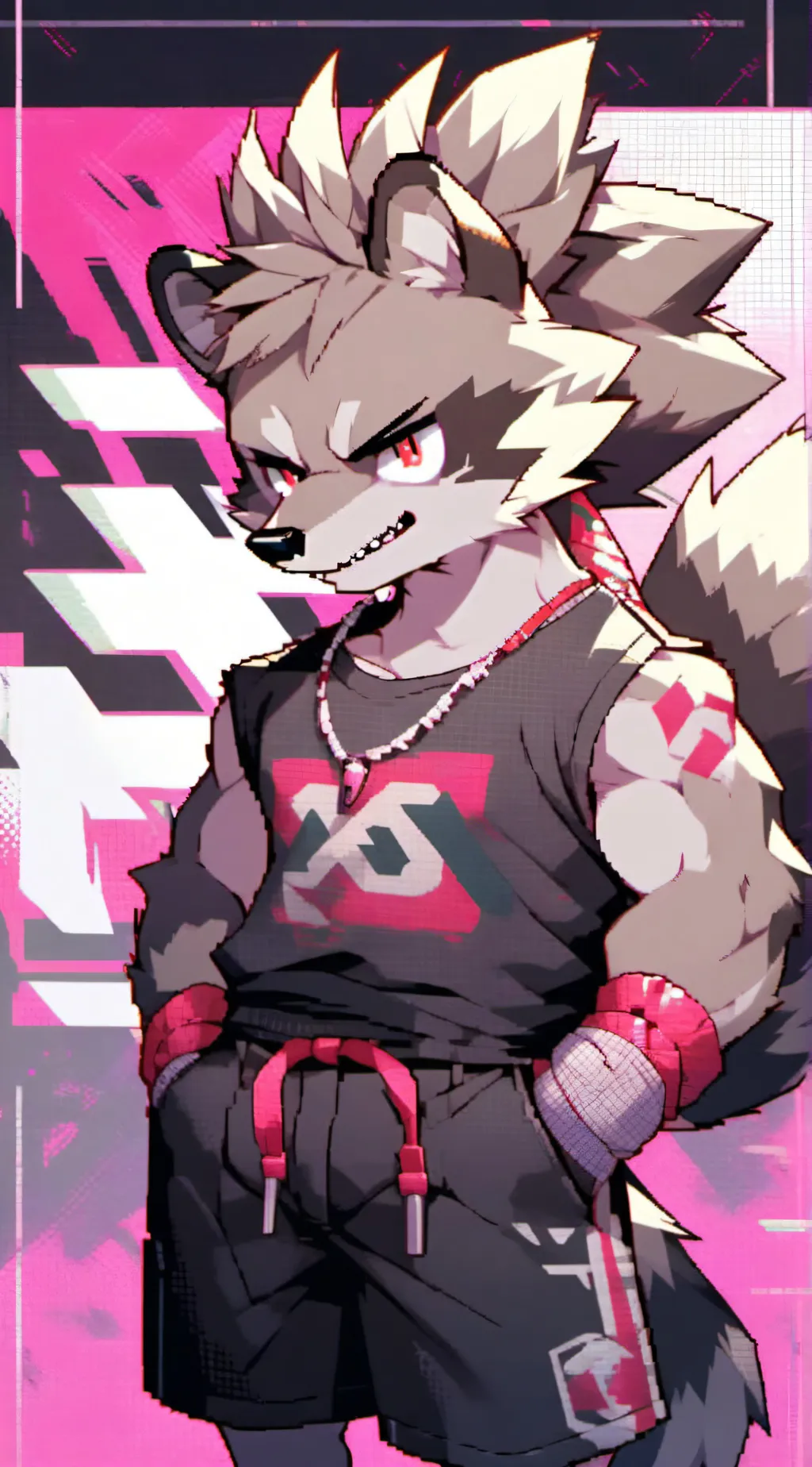 ai character: Rocky background