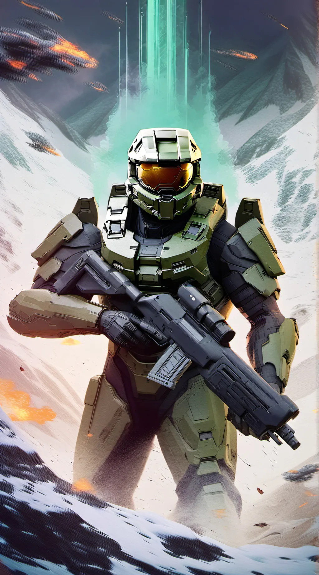 ai character: Master Chief background