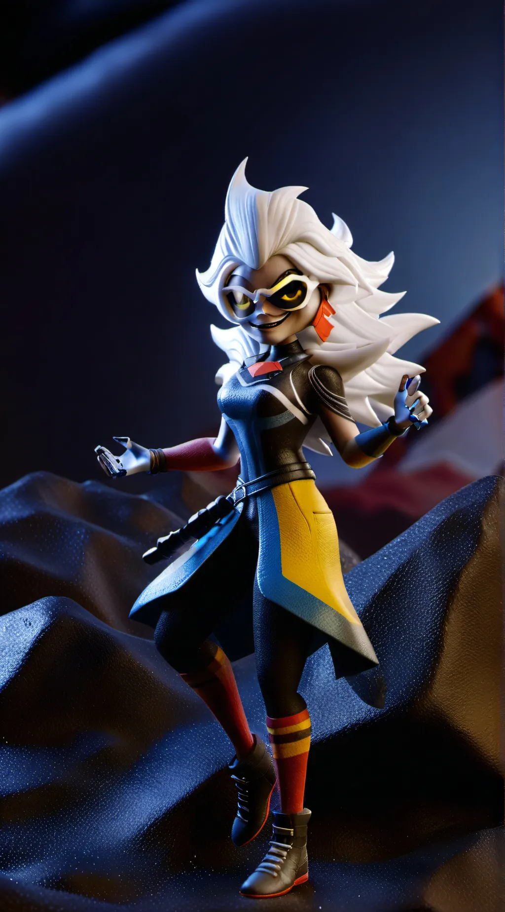 ai character: MD x indigo park background