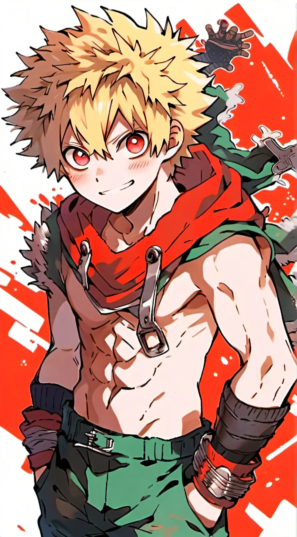 ai character: ^Bakudeku parents^ background