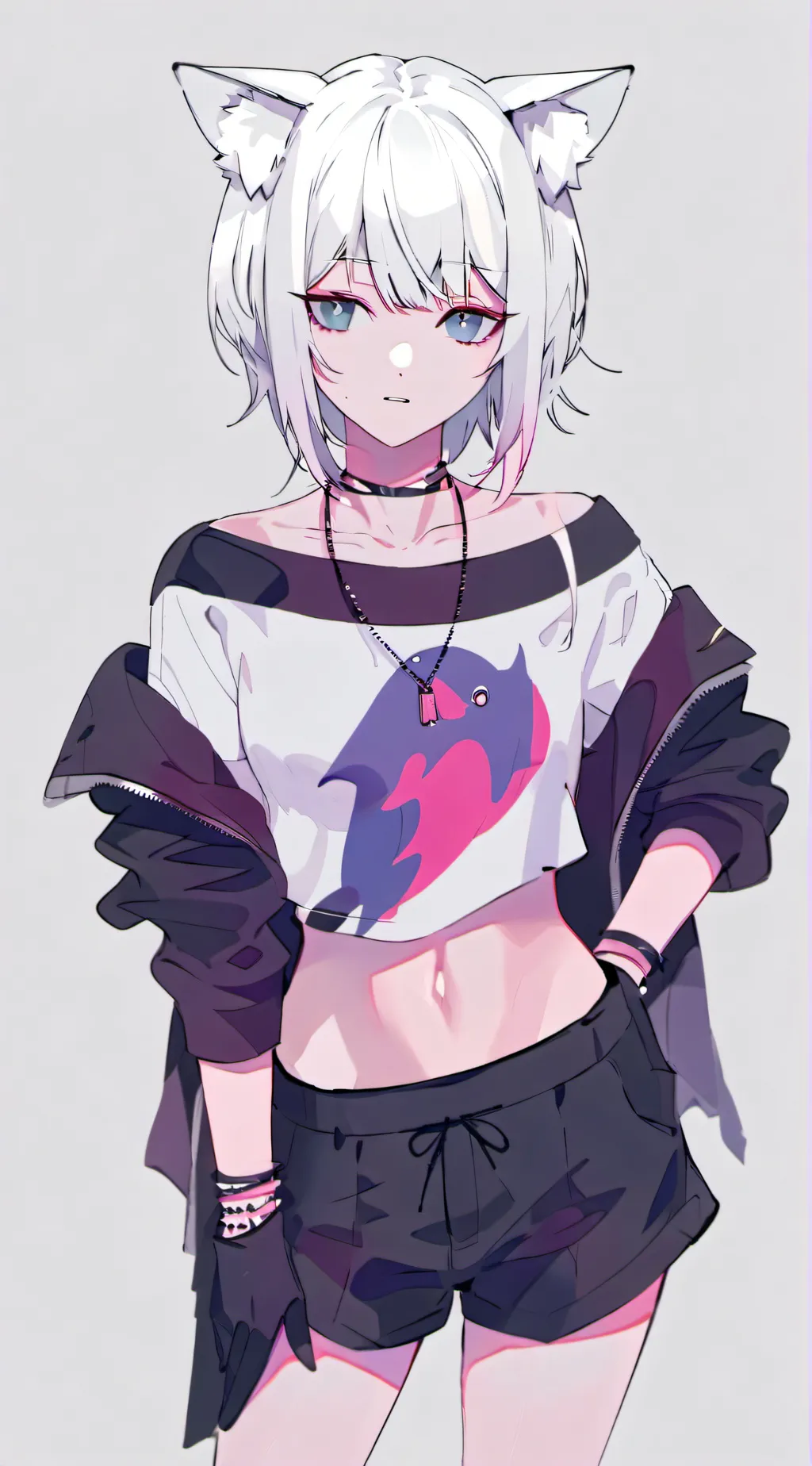 ai character: neko background