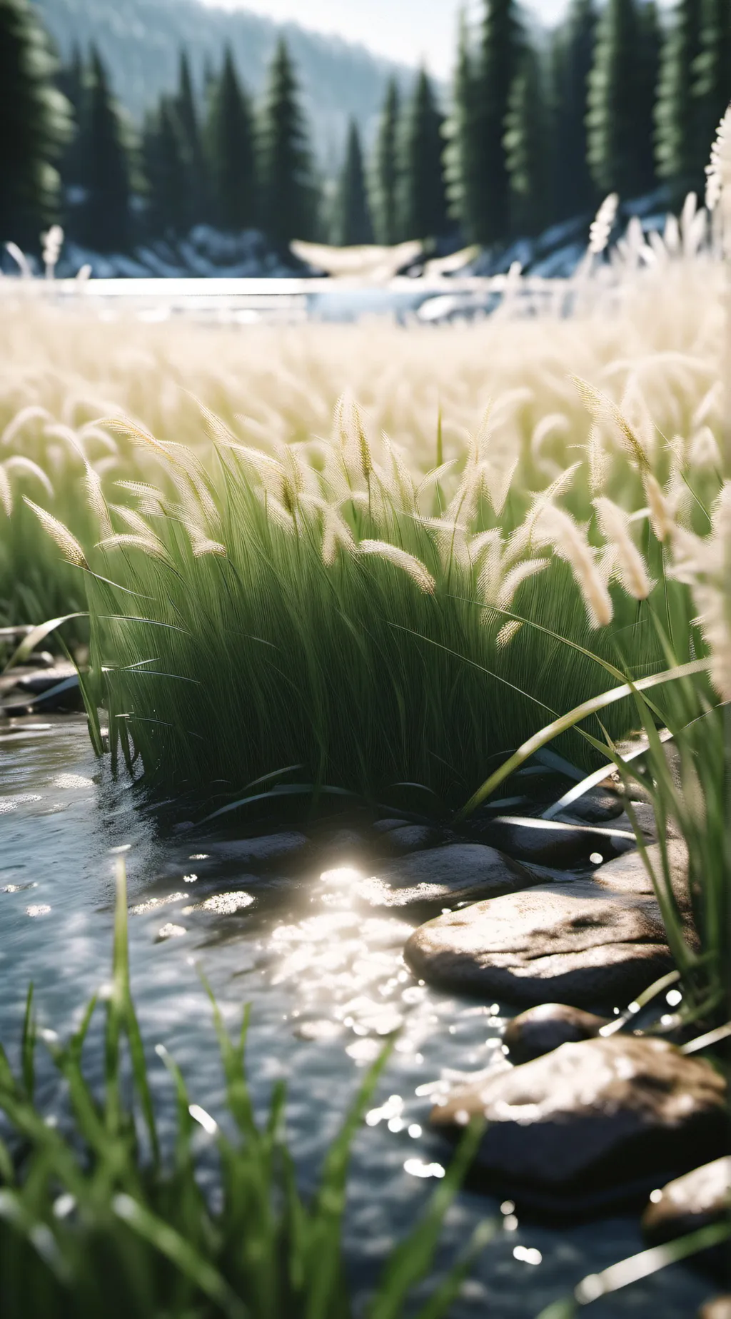 ai character: grass background