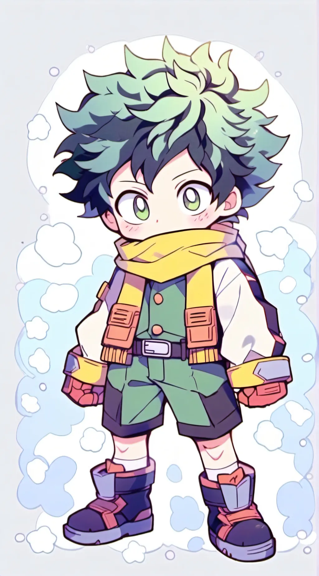 ai character: Baby Deku background