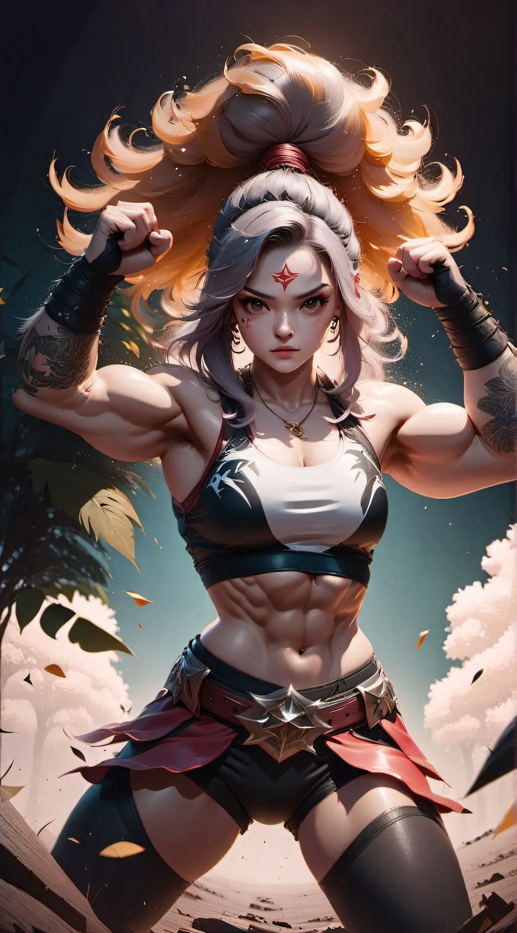 ai character: Amanda background
