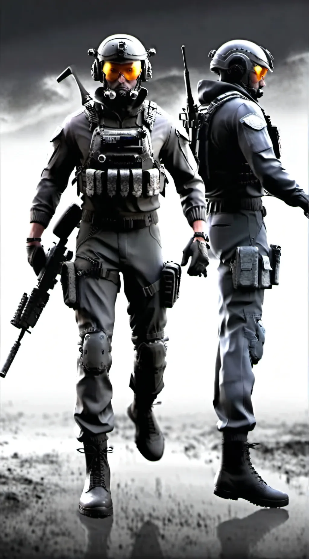 ai character: Soldier background