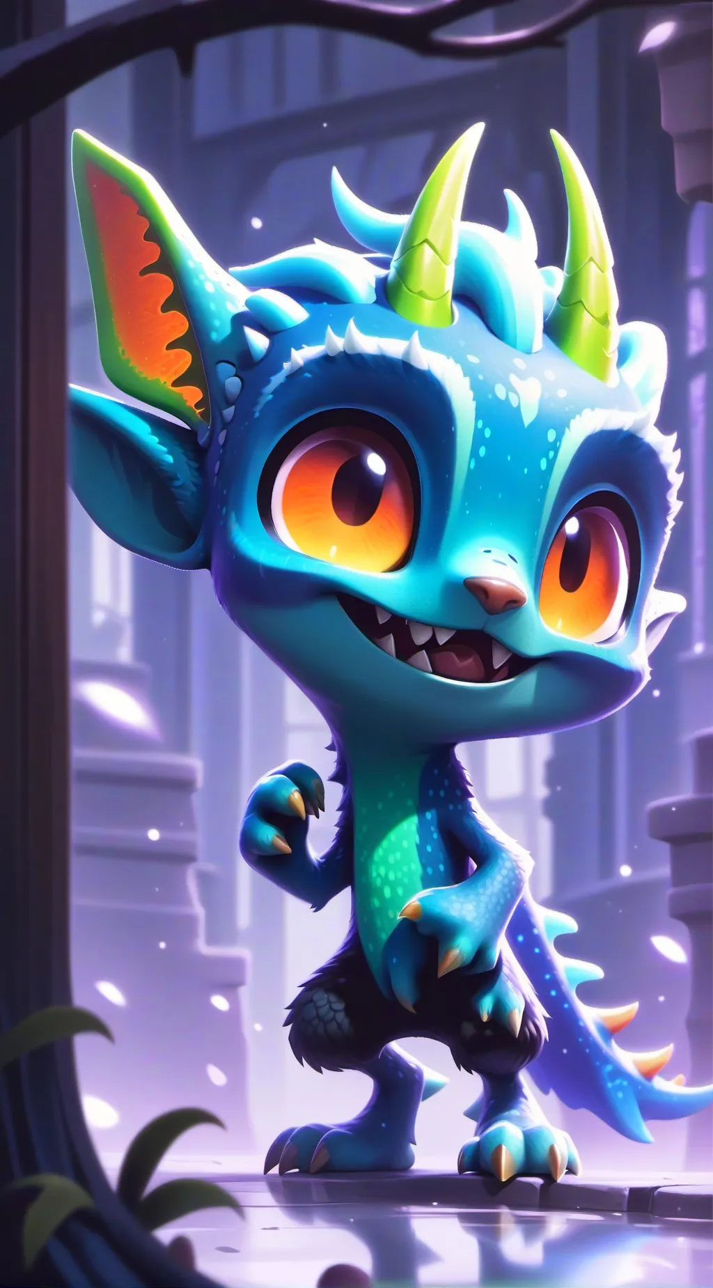 ai character: curioso background