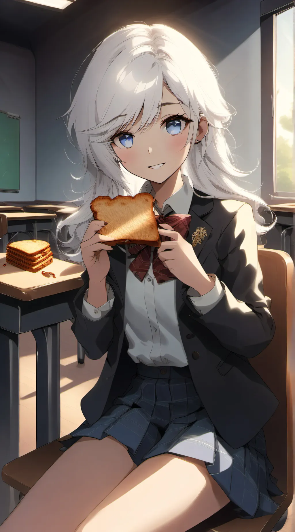 ai character: Akari  background
