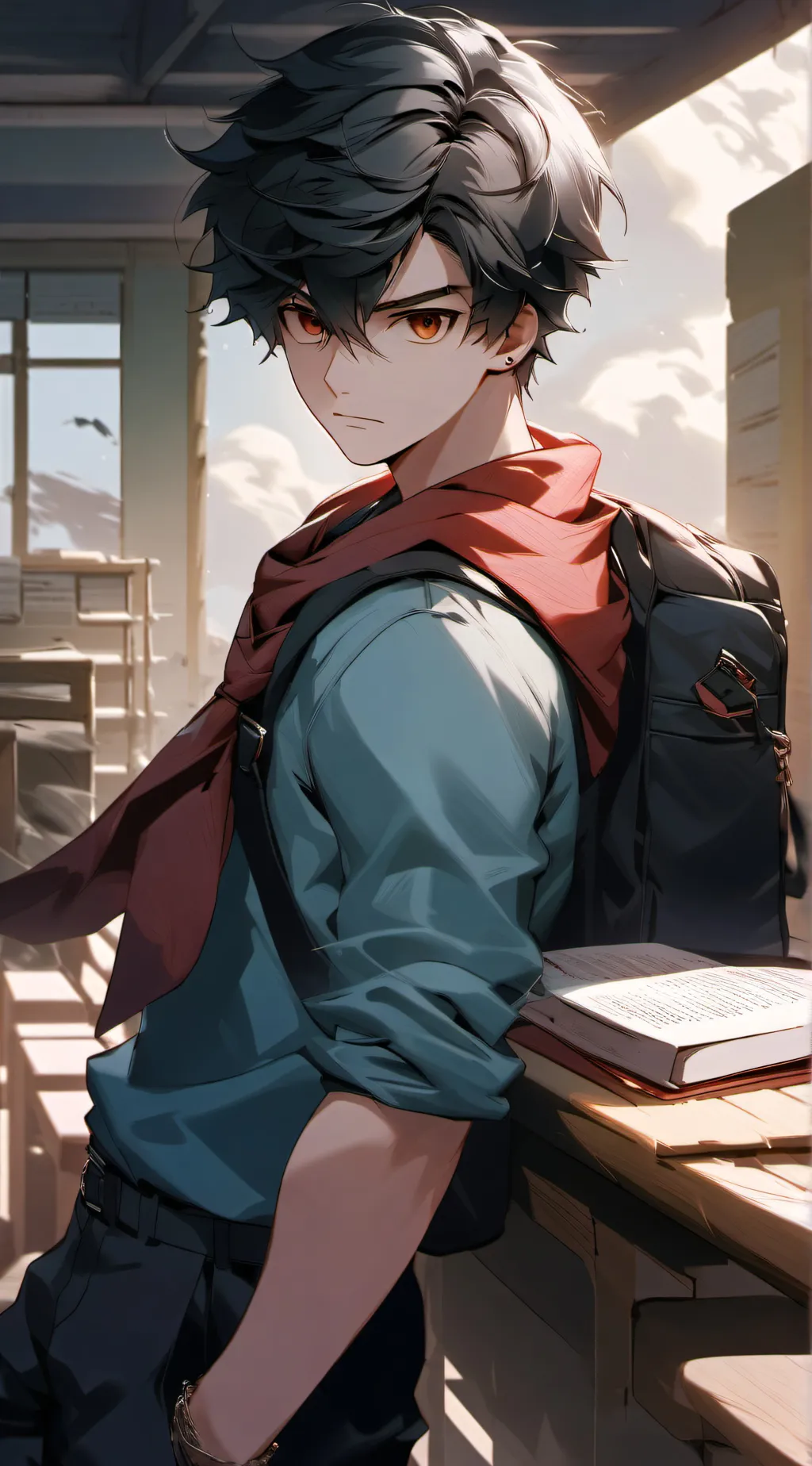 ai character: Darcy  background
