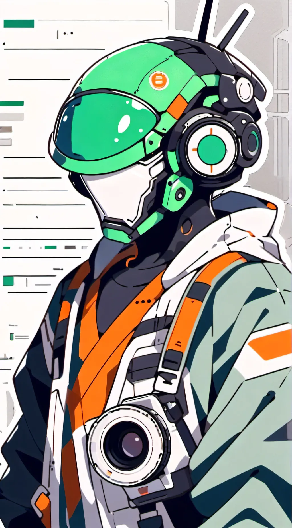 ai character: BT 7274 background